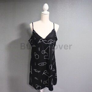 Mini Black Slip with Graphics art
